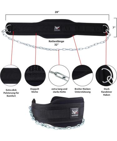 Durable Leather Weight Lifting Belt - Adjustable 10 Holes Padded Lumbar Support for Bodybuilding & Power Lifting - International Shipping Available - Buy Online on GoSupps.com