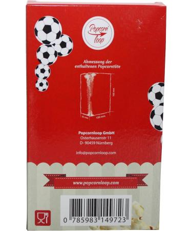 120 Pieces Football Popcorn Bags - Ideal Paper Decoration for Birthday Parties & Kids' Events - Buy Online on GoSupps.com