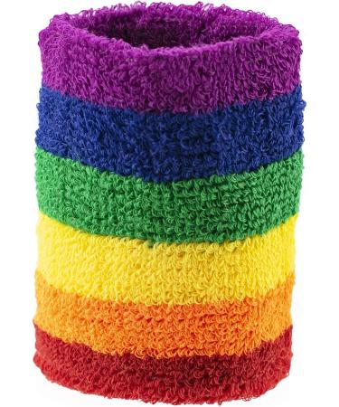 Trixes Rainbow Headband & Sweatband - Unisex Adult Sports Accessories for LGBT Events - Buy Online on GoSupps.com