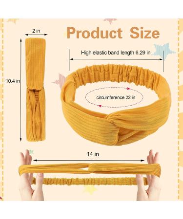 YGQQOY Twist Knotted Headbands for Women - Yoga Workout Hair Accessories - Buy Online on GoSupps.com