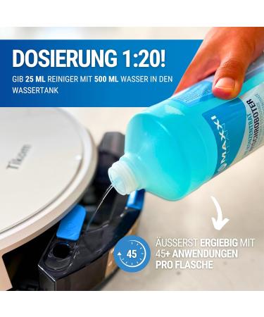Maxxi Clean 750 ml Floor Cleaner Concentrate | Fresh Fragrance for All Wiping Robots | Universal Cleaning Fluid for Soil Parquet & Tiles - Buy Online on GoSupps.com