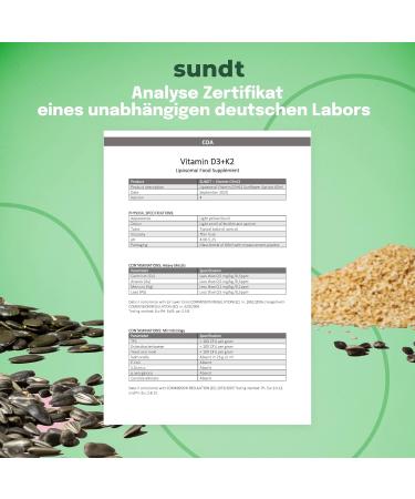 Vitamin D3 K2 Drops | Liposomal Vegan Supplement | Sugar & Gluten Free | 60ml | GMO-Free | Made in EU | Sundt Supplements - Buy Online on GoSupps.com