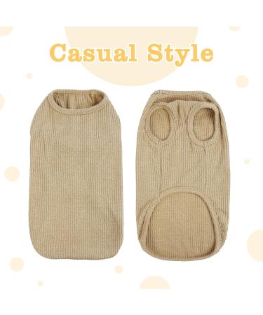 Hjumarayan Dog Sweater for Small Dogs Washable Elastic Striped Shirt for Chihuahua & Yorkshire Terrier (XXS Yellow) - Buy Online on GoSupps.com