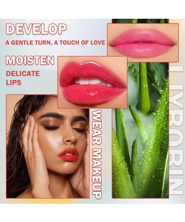 3PCS Aloe Vera Color Changing Lipstick Set | Long Lasting Moisturizing & Waterproof Lip Gloss - Magic Jelly Makeup Collection - Buy Online on GoSupps.com