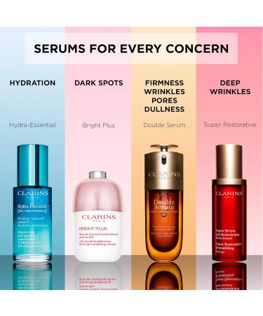 Clarins Super Restorative Remodelling Anti-Aging Serum For Mature Skin Weakened By Hormonal Changes | Replenishes Illuminates and Helps Visibly Define Facial Contours | Targets Dark Spots & Wrinkles 1 Fl Oz (Pack of 1) - Buy Online on GoSupps.com