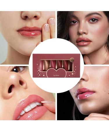  Vhjlfig Lip Gloss Intense Shine Lip Moisturizer | Plumping Moisturizing Balm for Women's Makeup for Occasions - Buy Online on GoSupps.com