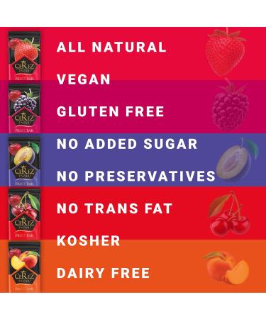 Cerez Pazari Dried Fruit Roll Ups 25g x 35 pack Snacks Variety Pack for Kids Healthy Fruit Snacks Bulk Vegan Real Fruit Bars Snacks with Strawberry Blackberry Plum Sour Cherry and Peach - Buy Online on GoSupps.com