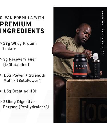 Post Workout Protein Powder  RE-KAGED Whey Protein Powder  Great Tasting Protein Shake with Whey Protein Isolate for Fast Post Workout Recovery with Complete BCAAs & EAAs (Iced Lemon Cake) - Buy Online on GoSupps.com