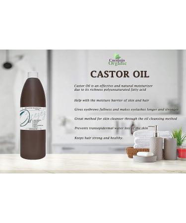 Cocojojo 16 oz Jamaican Black Castor Oil Cold Pressed for Hair Growth and Skin- Pure Virgin Refined JBCO - Buy Online on GoSupps.com