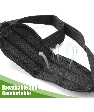 Adjustable Leg Lifter Strap Rigid Foot Straps with Hand Grips and Soft Feet Pad Suitable for Hip Knee Replacement Recovery Aids Elderly Disability Surgery Recovering Mobility Aid for Bed Wheelchair - Buy Online on GoSupps.com
