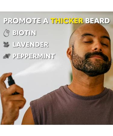 Beard Club Vitamin Spray for Facial Hair Growth | Natural Formula for Thicker Beards | Nourishing Growth Spray for All Skin Types - Buy Online on GoSupps.com