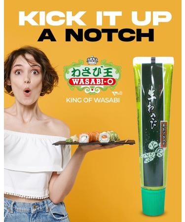 Wasabi-O Premium Wasabi Paste in Tube 1.52oz - Authentic Japanese Flavor - Pack of 1 - Buy Online on GoSupps.com