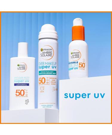 Garnier Ambre Solaire Anti-Dark Spots & Anti-Pollution Protection Fluid SPF50+ 40ml - Buy Online on GoSupps.com