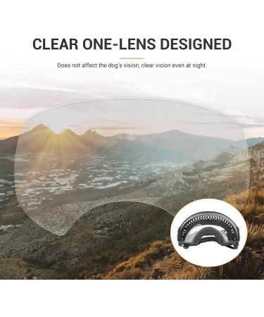 NAMSAN Dog Goggles | Clear UV Protection Sunglasses for Medium-Large Breeds | Anti-Fog, Windproof & Transparent Lens | Outdoor Eye Safety - Black - Buy Online on GoSupps.com