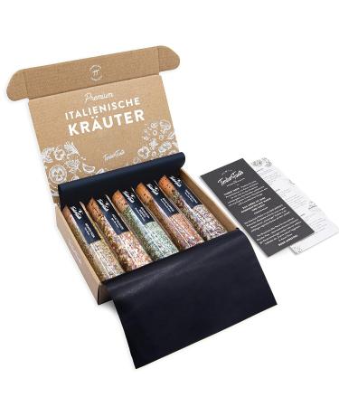 Timber Taste 5 Italian Herbs Spice Set - Perfect Gift for Cooking Lovers Pasta & Pizza Essential Ideal for Couples & Adults - Mamma Mia Italy - Buy Online on GoSupps.com