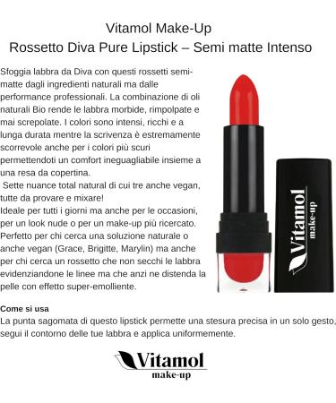  Vitamol Diva Pure Lipstick Sophia 4 g. - Buy Online on GoSupps.com