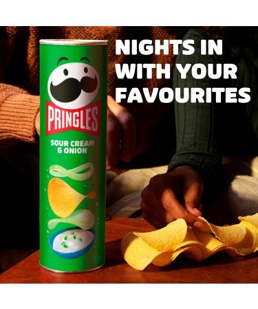  Pringles Pringles Sour Cream & Onion 1 x 185 g - Buy Online on GoSupps.com