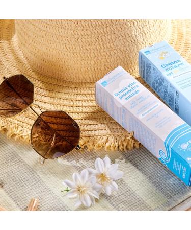  La Saponaria La Saponaria - Anti-aging Biological Protection Face Cream with SPF 30 Non-Dwarf Physical Filters 40 ml Mattifying Effect with Hyaluronic Acid Blackberry and Vitamin E - Buy Online on GoSupps.com