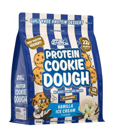Applied Nutrition P te Biscuits Prot in e Collation Prot in e Pr paration Cookies Prot in s Plus de 22 g de Prot ines par Portion Faible en Calories 1 kg (1kg Vanille) Vanille 1kg