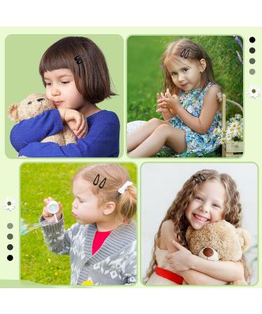 180 Pcs Black Snap Hair Clips - 1.2 Inch Metal Barrettes for Girls, Toddlers, Women - Salon Quality Hair Pins and Accessories - Buy Online on GoSupps.com