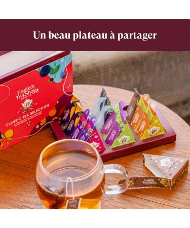 English Tea Shop - Organic teas gift set - Assortment of 6 teas to gift in a gift box of 12 teas - Women's gift box Selection - Buy Online on GoSupps.com
