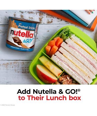 Nutella & Go Snack Packs - Chocolate Hazelnut Spread with Pretzel Sticks | Bulk Snacks for Kids | Perfect for Lunch Boxes & Stocking Stuffers | 12 Pack - Buy Online on GoSupps.com