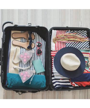 Sumdirect 100 pcs Transparent Cosmetic Containers with Lids for Cream Lip Balm & Lotion + 10 Organza Pouch - Ideal for Travel & DIY Projects - Buy Online on GoSupps.com