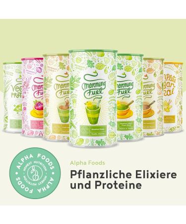 Morning Fuel Vanilla Matcha Shake - Nutrient-Rich Protein Powder with Sprouted Seeds Quinoa & Almonds for Healthy Breakfast | 600g - Buy Online on GoSupps.com