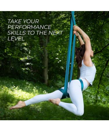 Victorem Aerial Silks - 11 Yards Premium Aerial Silk Yoga Hammock Kit | Durable, Low-Stretch Fabric | Perfect for Home Use | All Skill Levels | Includes Hardware - Buy Online on GoSupps.com