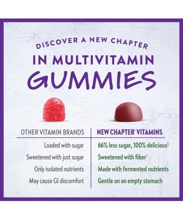 New Chapter Women's Multivitamin Gummies - Vitamin C, D3 & Zinc - 75ct - Buy Online on GoSupps.com