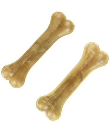 Dogit Pressed Rawhide Knuckle Bone Large 15cm (6-Inch) 85-90 G (3-3.2-Ounce) 2-Pack