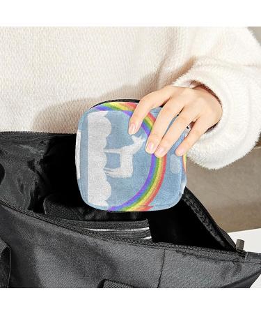 Buy Cute Unicorn Women's Storage Bags - Portable Period Kit & Feminine Product Holder - International Shipping - Buy Online on GoSupps.com