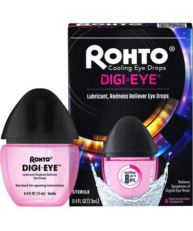 Rohto Digi-Eye Cooling Eye Drops 0.4 Fl Oz (Pack of 2) - Relieve Digital Eye Strain - Buy Online on GoSupps.com