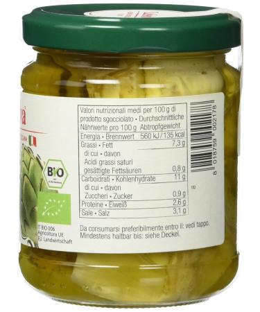 La Selva Organic Artichoke Quarters in Oil - 180g | Authentic Italian Delicacy - International Shipping Available - Buy Online on GoSupps.com