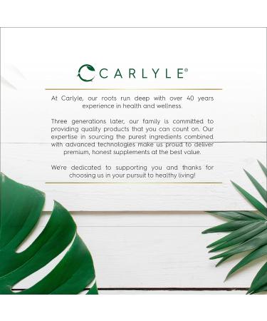 Psyllium Husk Capsules 1400mg | Fibre Supplement | 120 Powder Capsules | Vegan | by Carlyle - Buy Online on GoSupps.com
