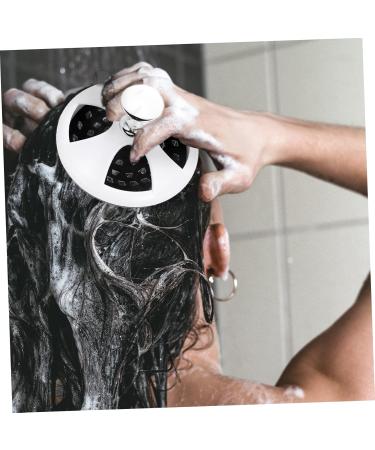 Hapinary Portable Scalp Massager & Shampoo Kamm | Daily Scalp Care Device | 9x8cm White for Home & Hotel Use - Buy Online on GoSupps.com