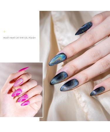 Burano Universal Rainbow Cat Eye Gel Polish - Holographic 9D Magnetic Nail Art for DIY and Salon Use - Buy Online on GoSupps.com