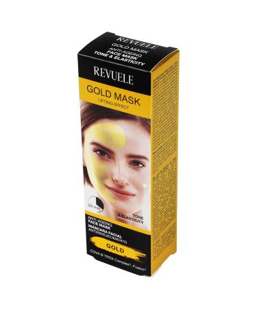 Revuele AntiAGE ML Active Face Mask - Muscle Tone & Elasticity Lifting Effect with Vitamin Complex - Gold Facial Cleaner 80ml - International Shipping Available - Buy Online on GoSupps.com