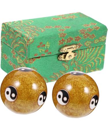 Gleavi 4-Piece Massage Globe Set - Hand & Foot Massage Balls for Relaxation & Exercise - Cloisonn Baoding Balls - Buy Online on GoSupps.com