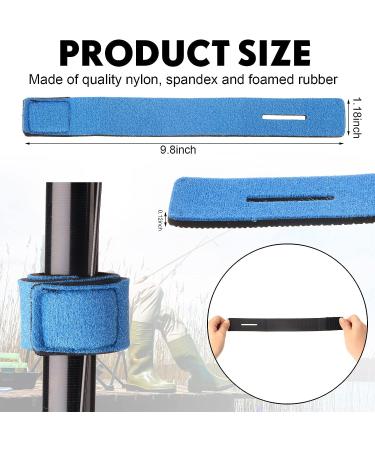 Junkin 24-Piece Fishing Tool Kit: 12 Rod Sleeves + 12 Straps | 66.93 Inch Braided Mesh Pole Covers for Fly, Spinning, Casting, Sea Rods - Buy Online on GoSupps.com