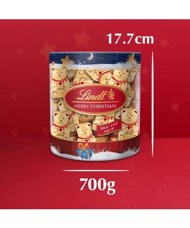  Lindt Lindt - Teddy Mini Chocolate Molds Box - Milk Chocolate - Ideal for Christmas 700g - Buy Online on GoSupps.com