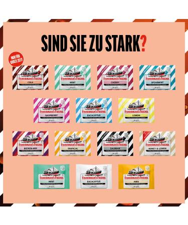 Fisherman's Friend Raspberry sugar free (24 x 25g) - Buy Online on GoSupps.com