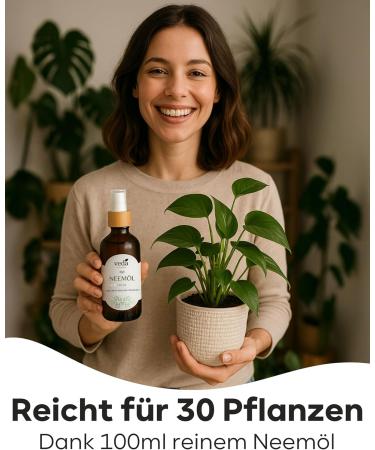 Huile de neem (100 ml) press e froid - vierge d'Inde - Ayurveda - Avec pompe de pulv risation - Sans colorants ni conservateurs - Soin naturel contre les moucherons fongiques - Soin - Buy Online on GoSupps.com