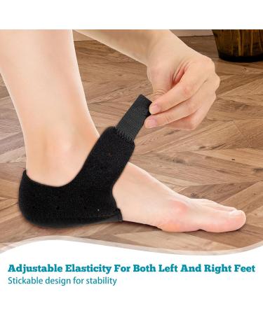 Comfortable Heel Cushions for Pain Relief | Plantar Fasciitis & Heel Spur Support (1 Pair - Large - Buy Online on GoSupps.com
