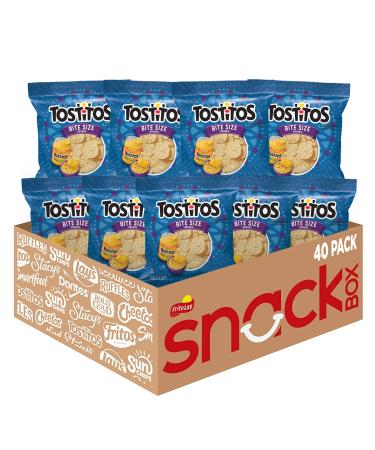 Tostitos Bite Sized Rounds Tortilla Chips 1oz Bags (40 Pack)