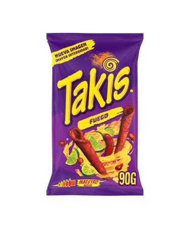 Takis Takis Nacho (corn lime flavor) - 90 g.