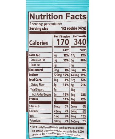 Munk Pack Coconut Macadamia Protein Cookie - 16g Vegan, Gluten & Dairy Free - 2.96 oz (1 Pack) - Buy Online on GoSupps.com