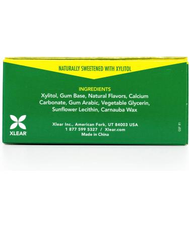Spry Fresh Natural Xylitol Chewing Gum - Aspartame-Free, Sugar-Free Dental Defense System - Spearmint, 20 Packs of 10 Count Blister Cards - Buy Online on GoSupps.com