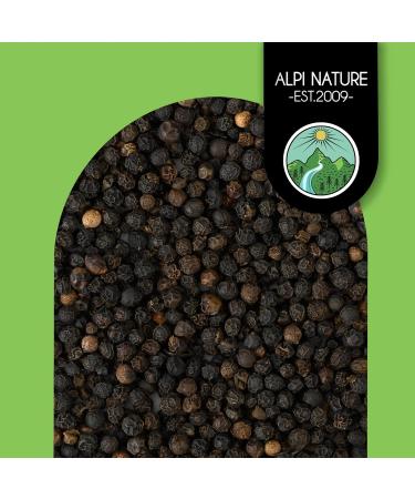 Certified Organic Whole Black Pepper Corns 250g (8.8oz) - Gluten-Free, Vegan, Natural - Buy Online on GoSupps.com