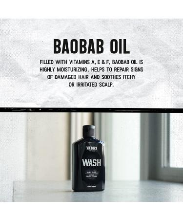 Victory Barber & Brand Hair and Beard Wash - Men's Shampoo Made in USA - Buy Online on GoSupps.com